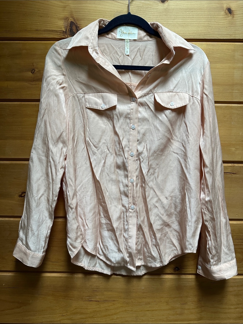 Yumi Kim button down shirt lightweight pink S